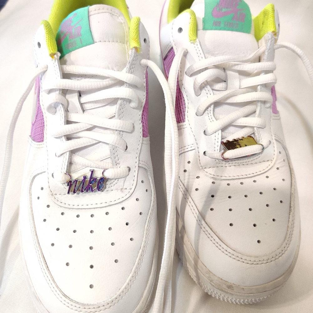 Nike Air Force Womens Multicolor Shoe Sneaker 8 - Picture 4 of 7